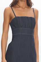 Cavella Halter Maxi Dress Indigo