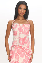 Azumi Beaded Top Pink