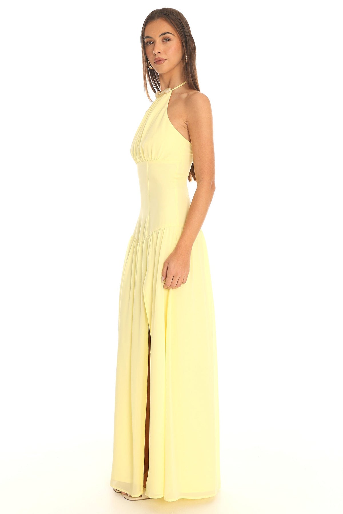Mercer Halter Maxi Dress Butter