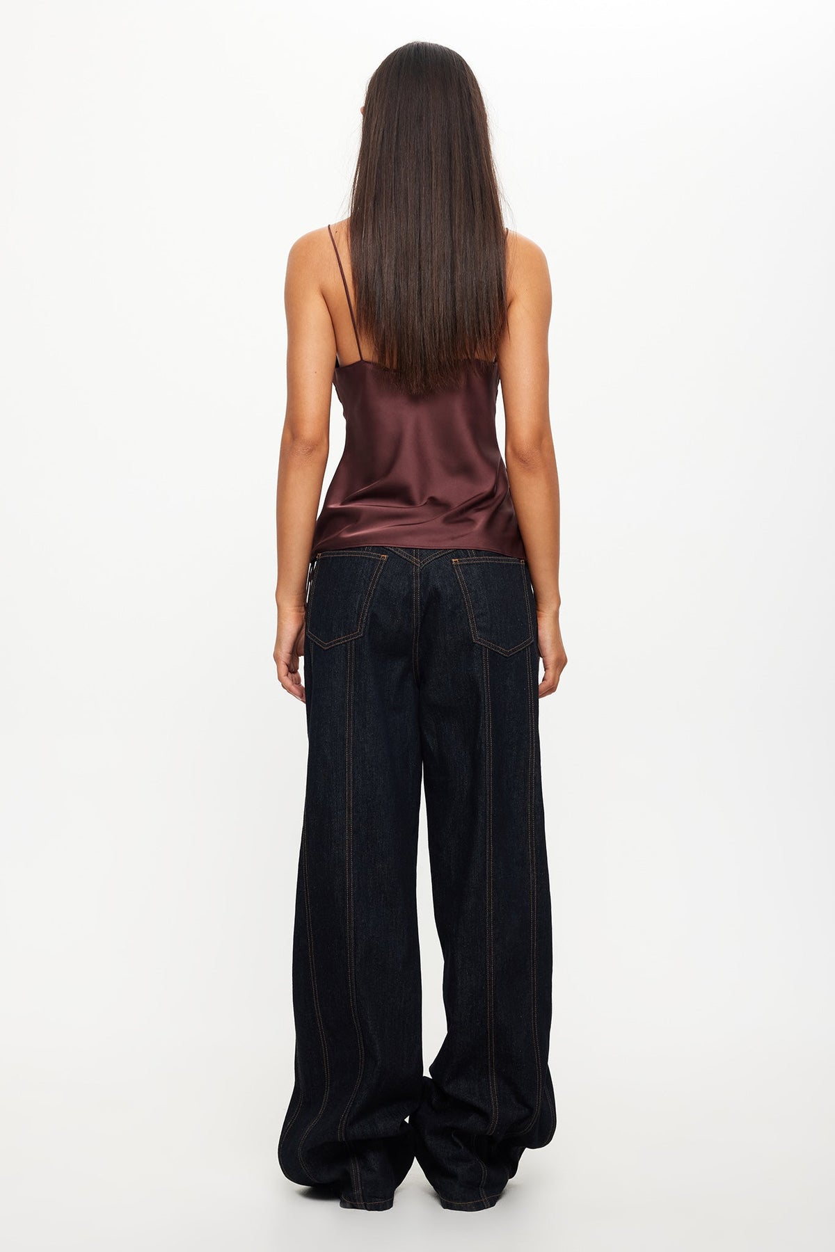 LIONESS Mariah Cami Top Garnet