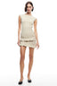 LIONESS Oui Oui Mini Dress Pale Khaki