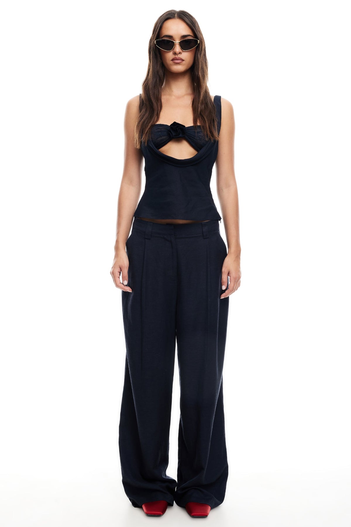 LIONESS La Quinta Pants Navy
