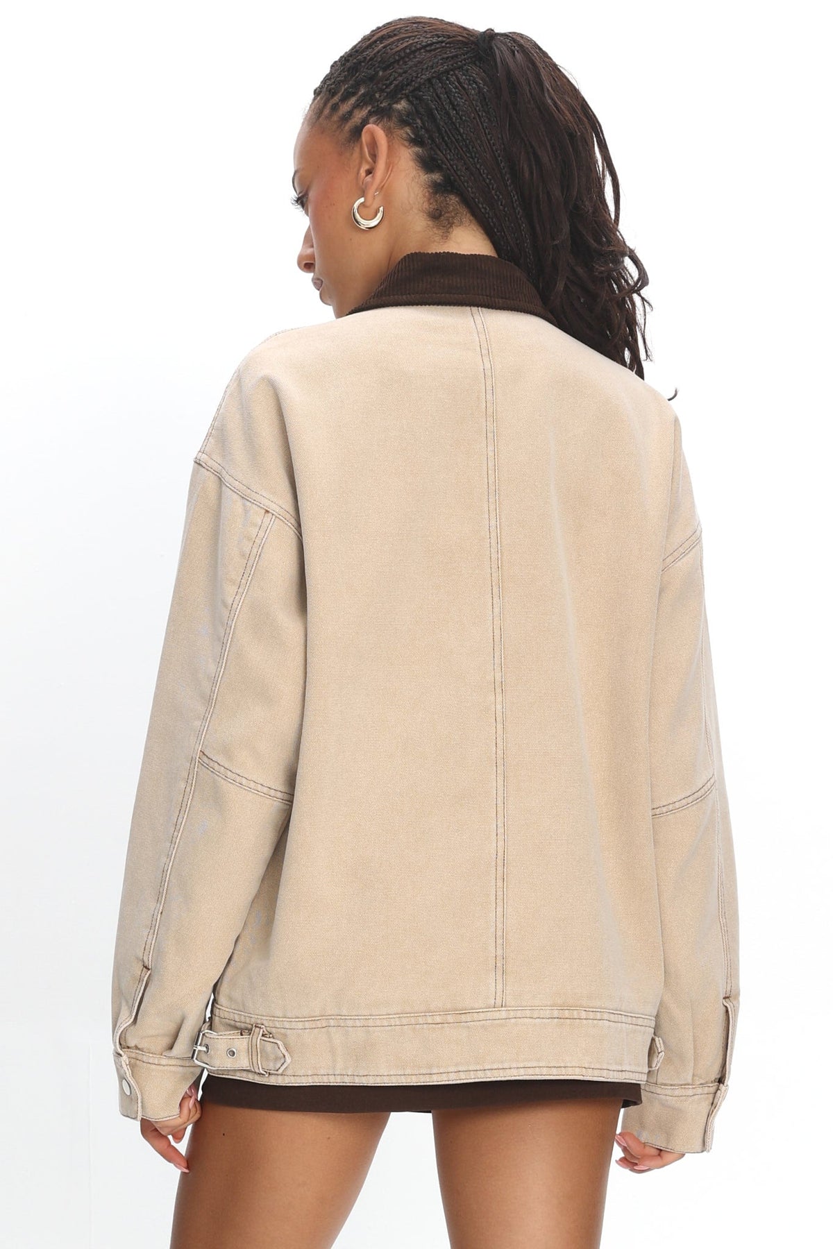 LIONESS Workwear Jacket Stone