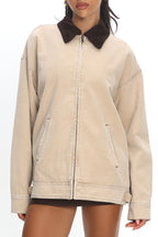 LIONESS Workwear Jacket Stone