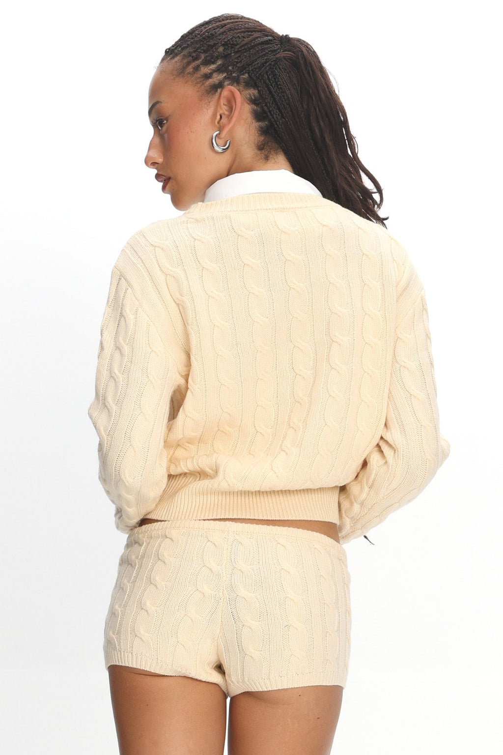 LIONESS Reborn Mini Shorts Cream