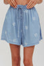 Lovefool Elastic Shorts Denim