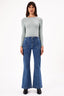 ROLLA'S Eastcoast Flare Long Jeans Dark Vintage Blue