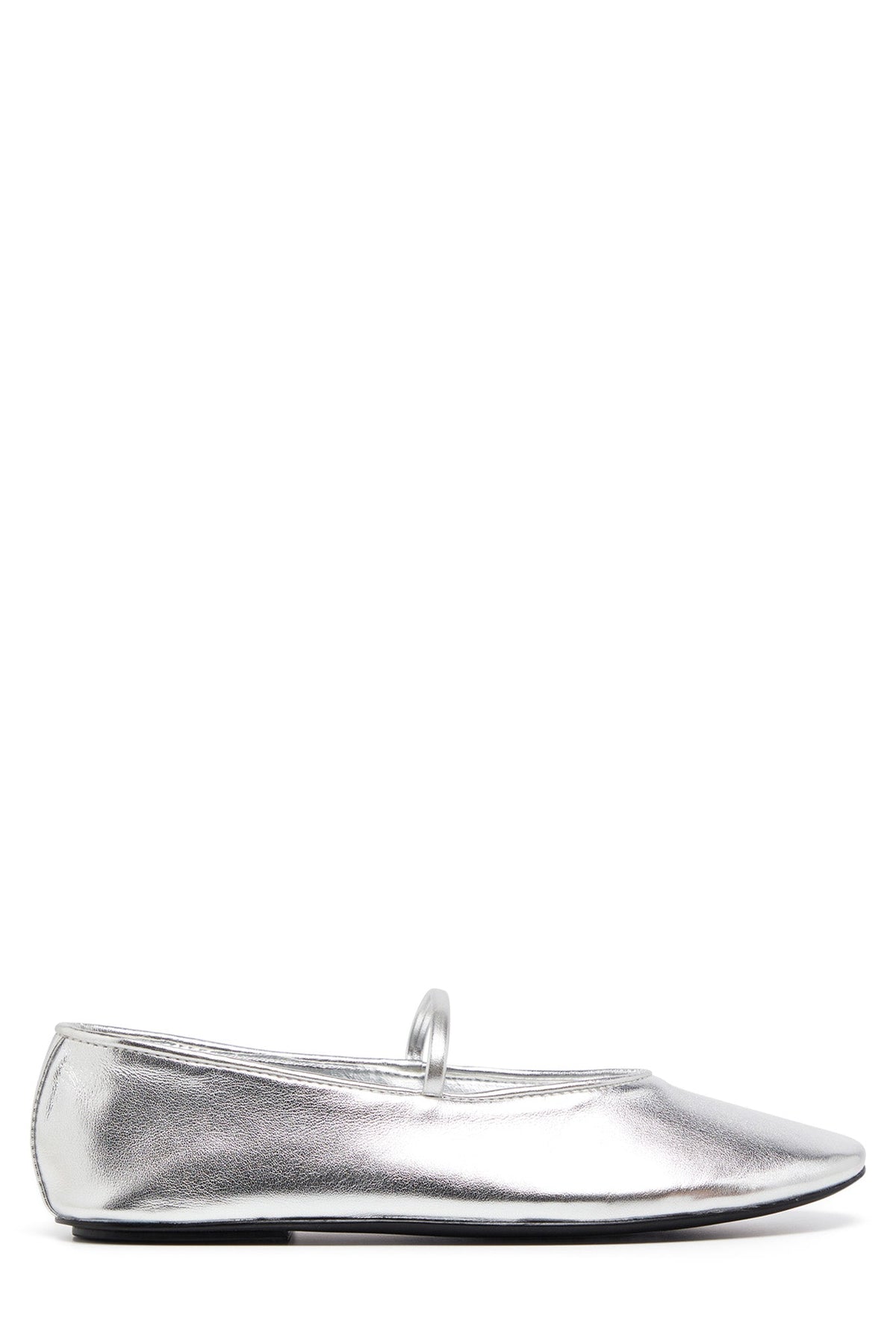 THERAPY Moncherri Ballet Flat Silver Smooth Main image