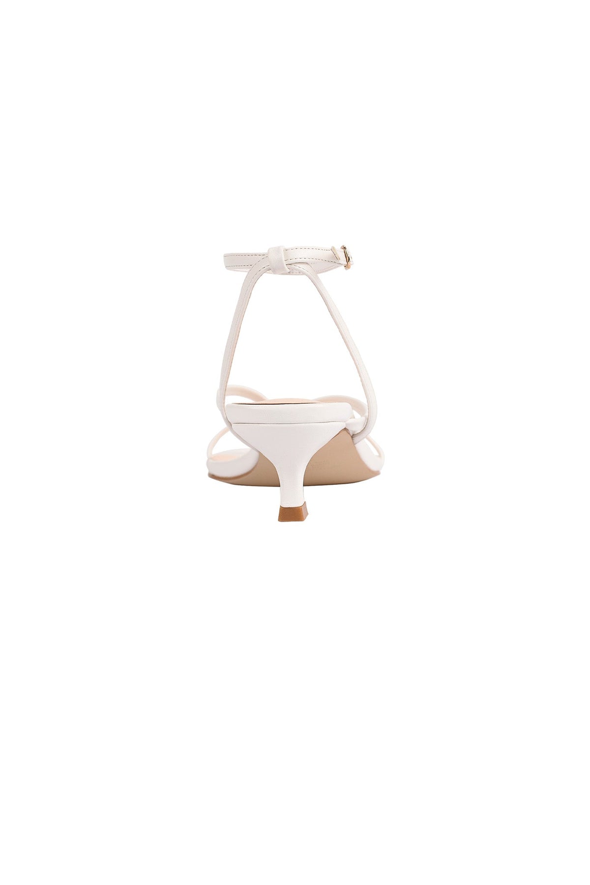 VERALi Maeve Kitten Heel Chalk White