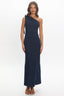 Valeris One Shoulder Maxi Dress Indigo