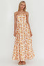 Wild Card Cami Strap Maxi Dress Floral Yellow