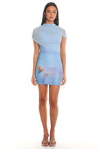 Iris Ombré Bodycon Mini Dress Lavender
