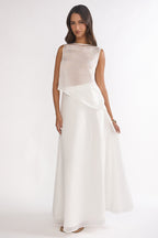 Lemora Maxi Skirt White