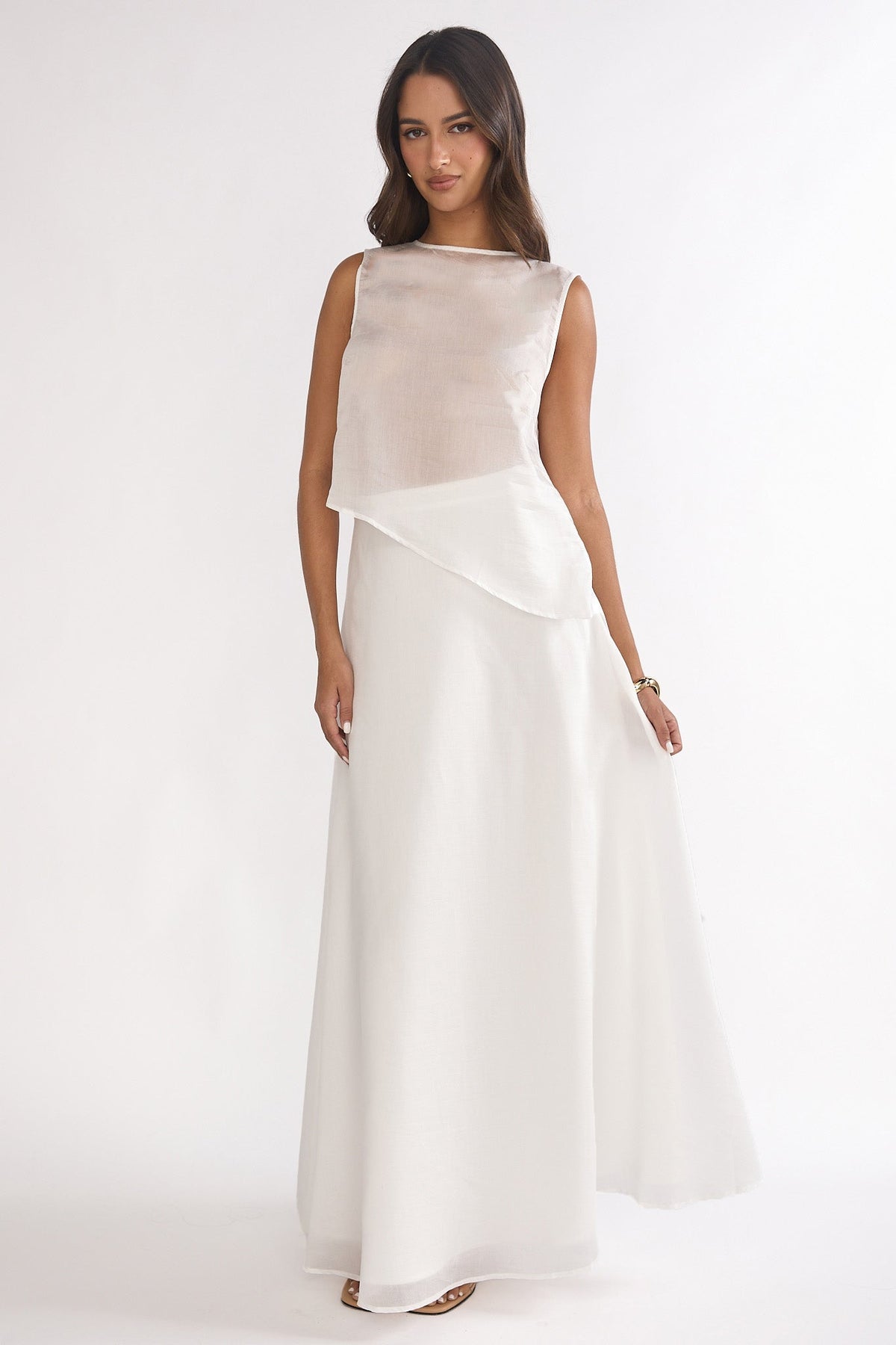 Lemora Maxi Skirt White