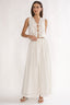 Beliza Lace Trim Skirt White
