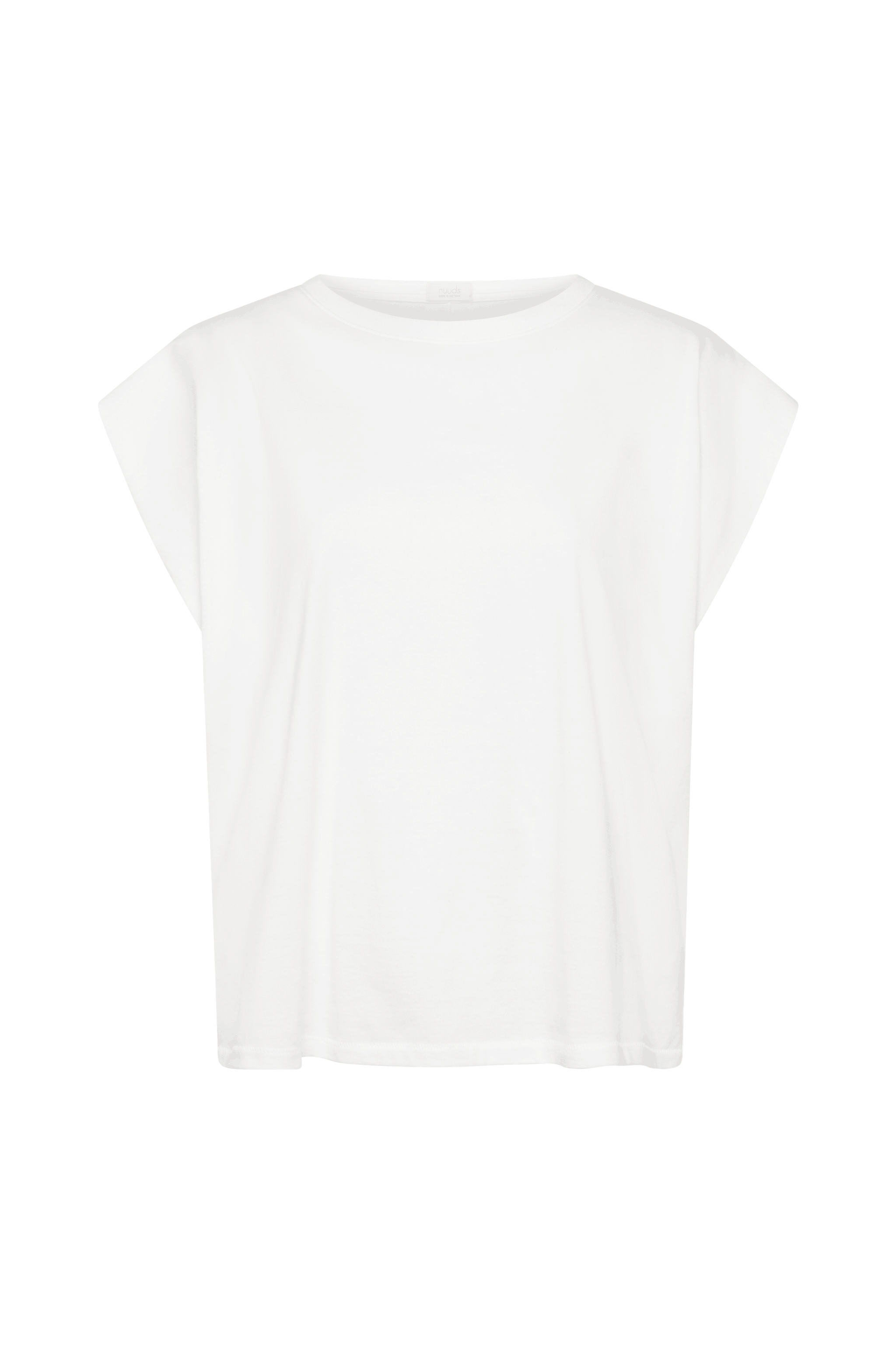 Soft Cotton Muscle Tee | White