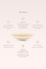No-Show | NOOD Round Nipple Covers 3 Inch No.3