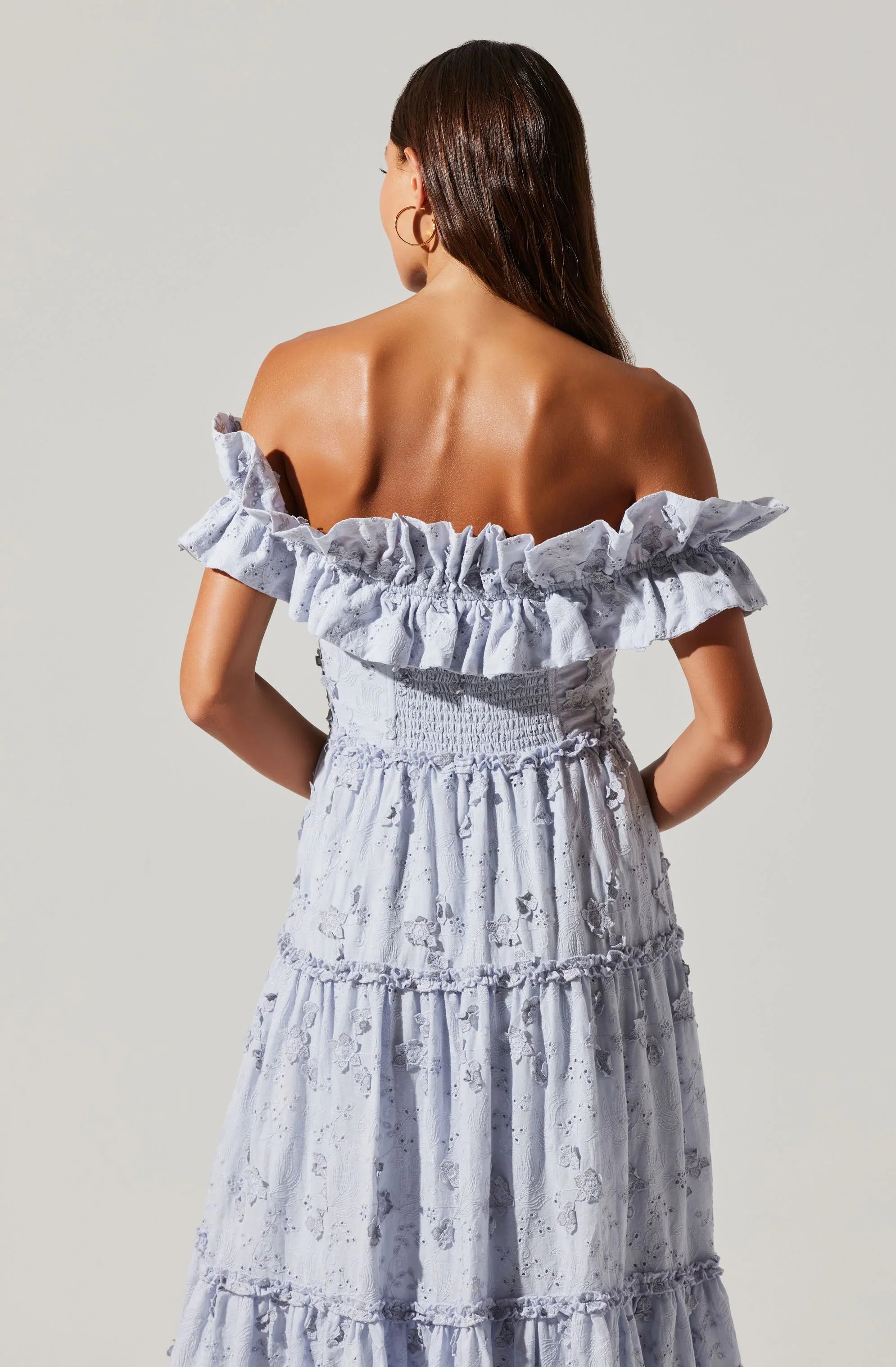 Inixyf Piccola Off Shoulder Maxi Dress
