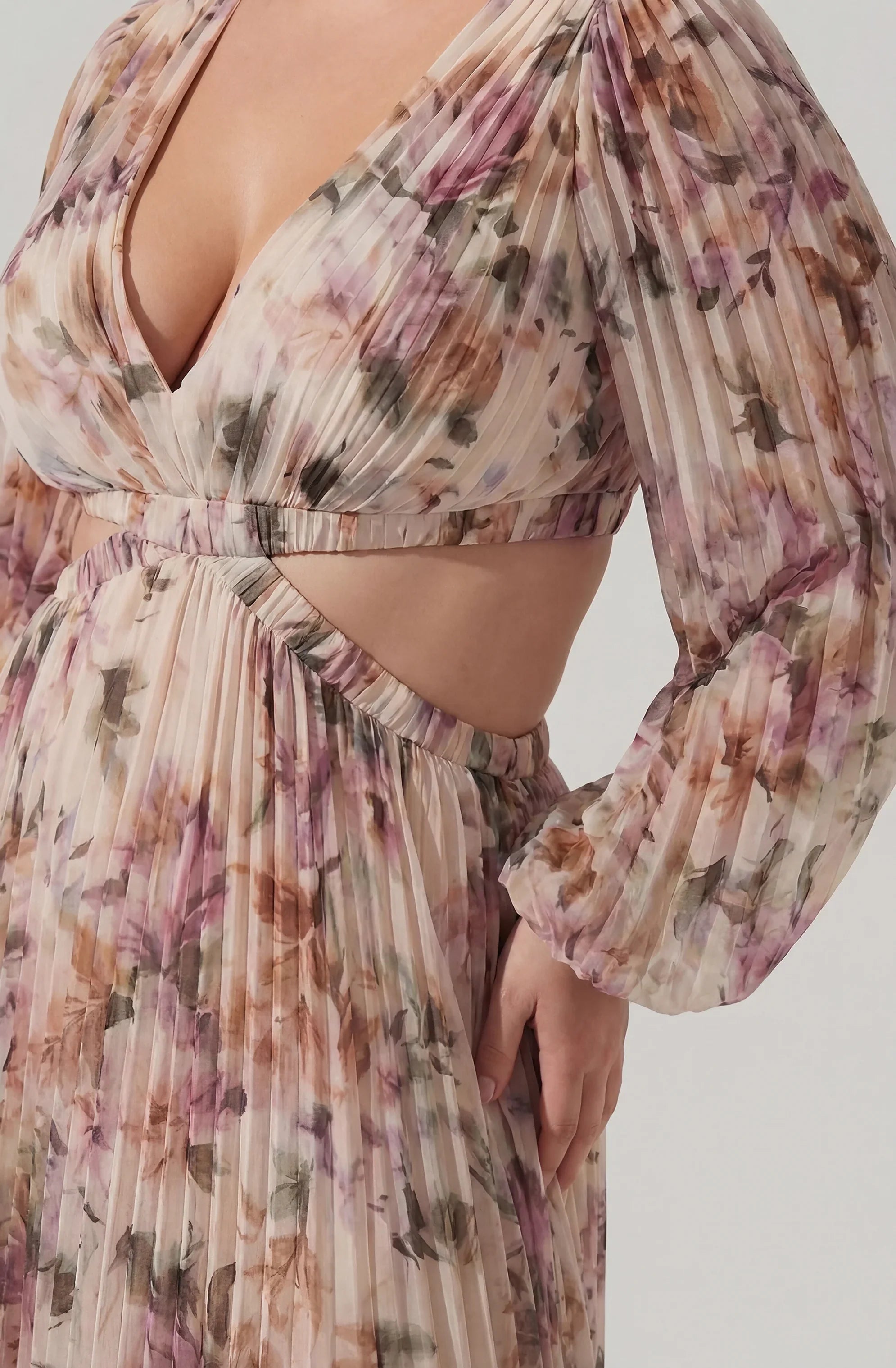 Lbruh Revery Floral Long Sleeve Maxi Dress