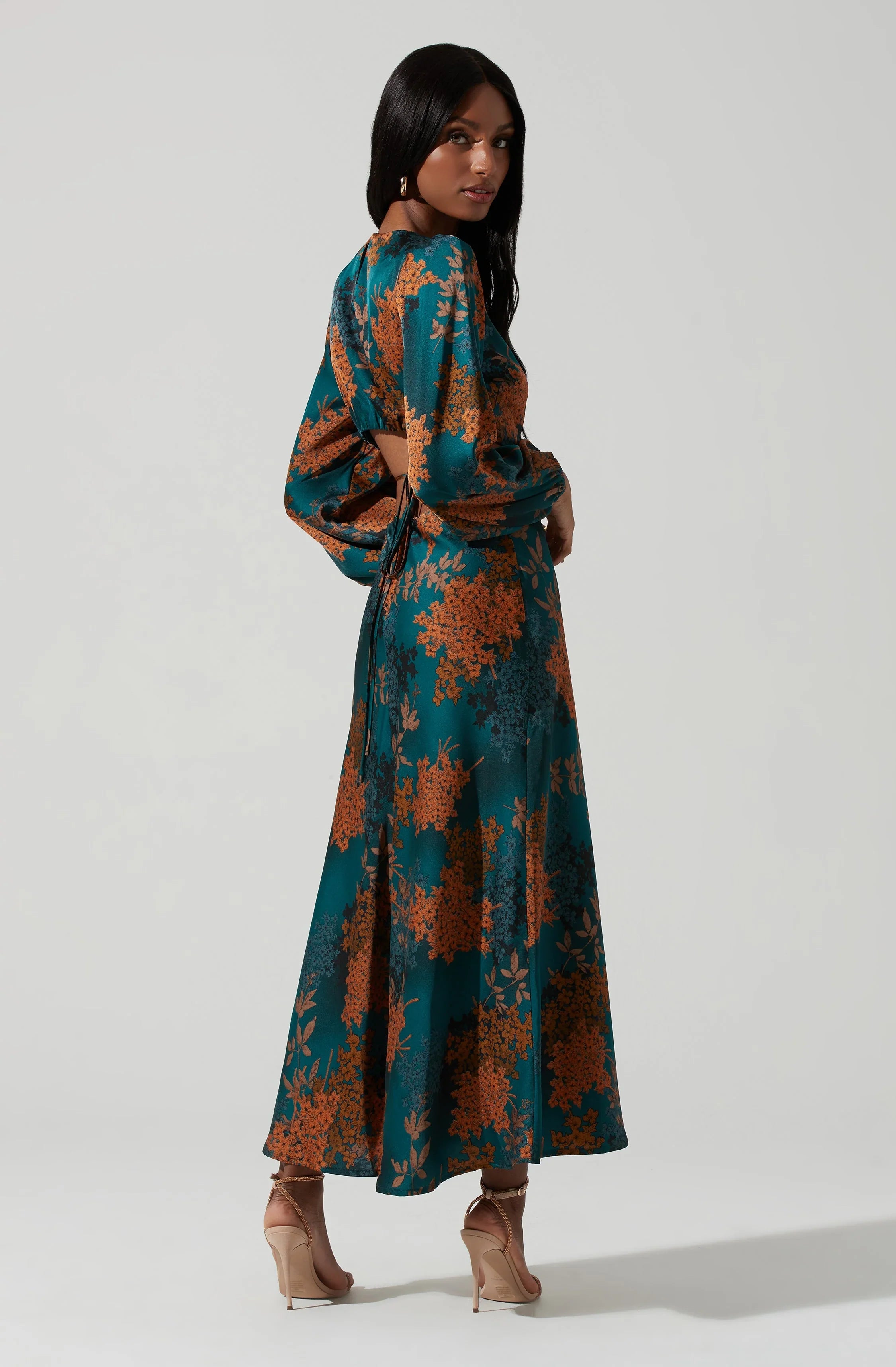 Lbruh Quinn Floral Cutout Maxi Dress