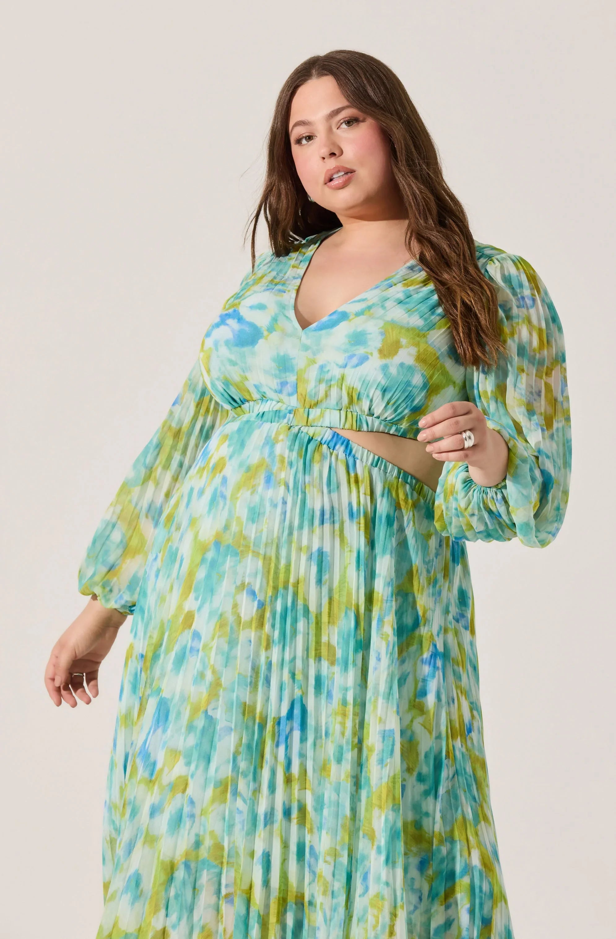 Lbruh Revery Floral Long Sleeve Maxi Dress