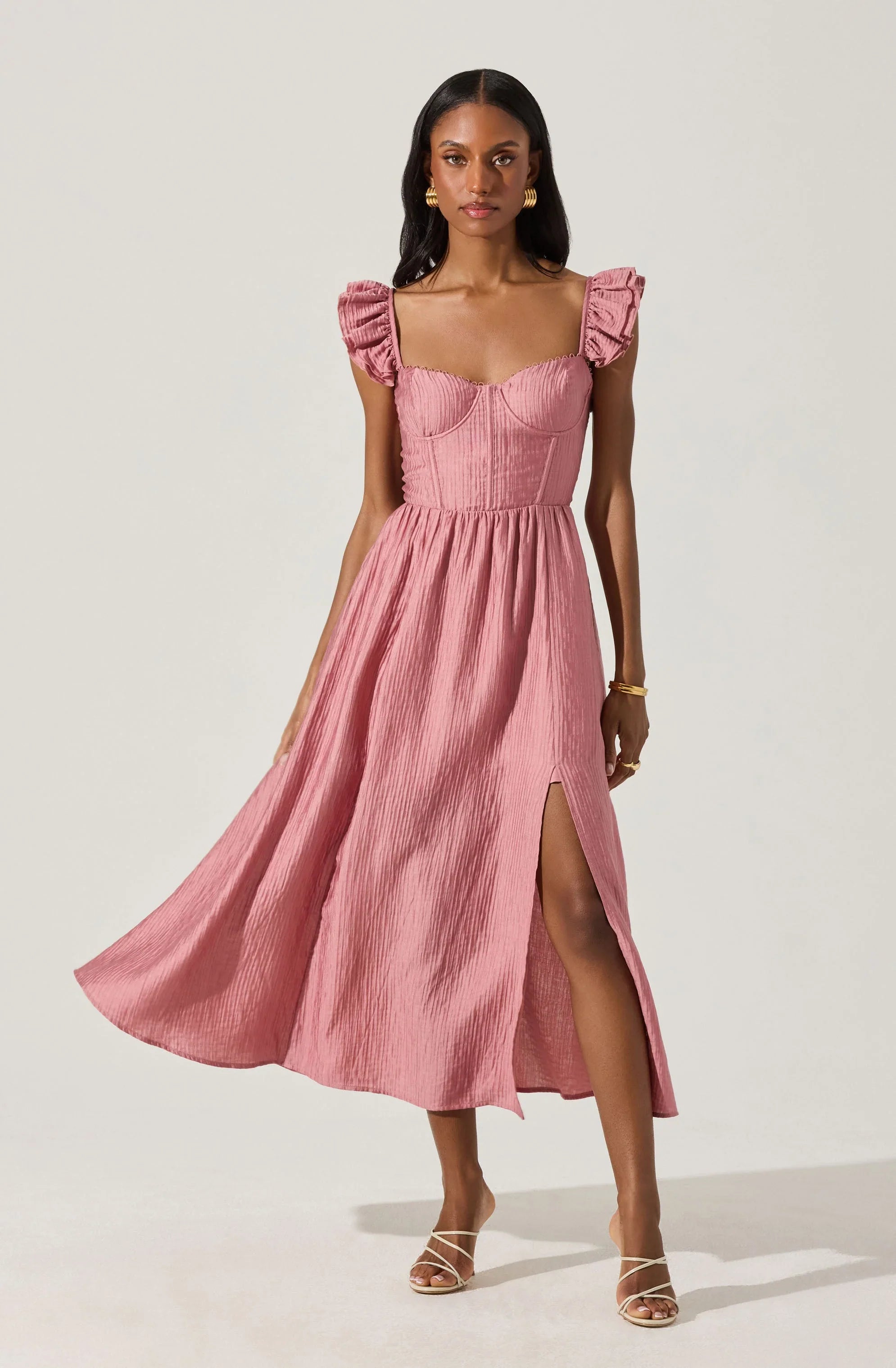 Lbruh Wedelia Bustier Midi Dress