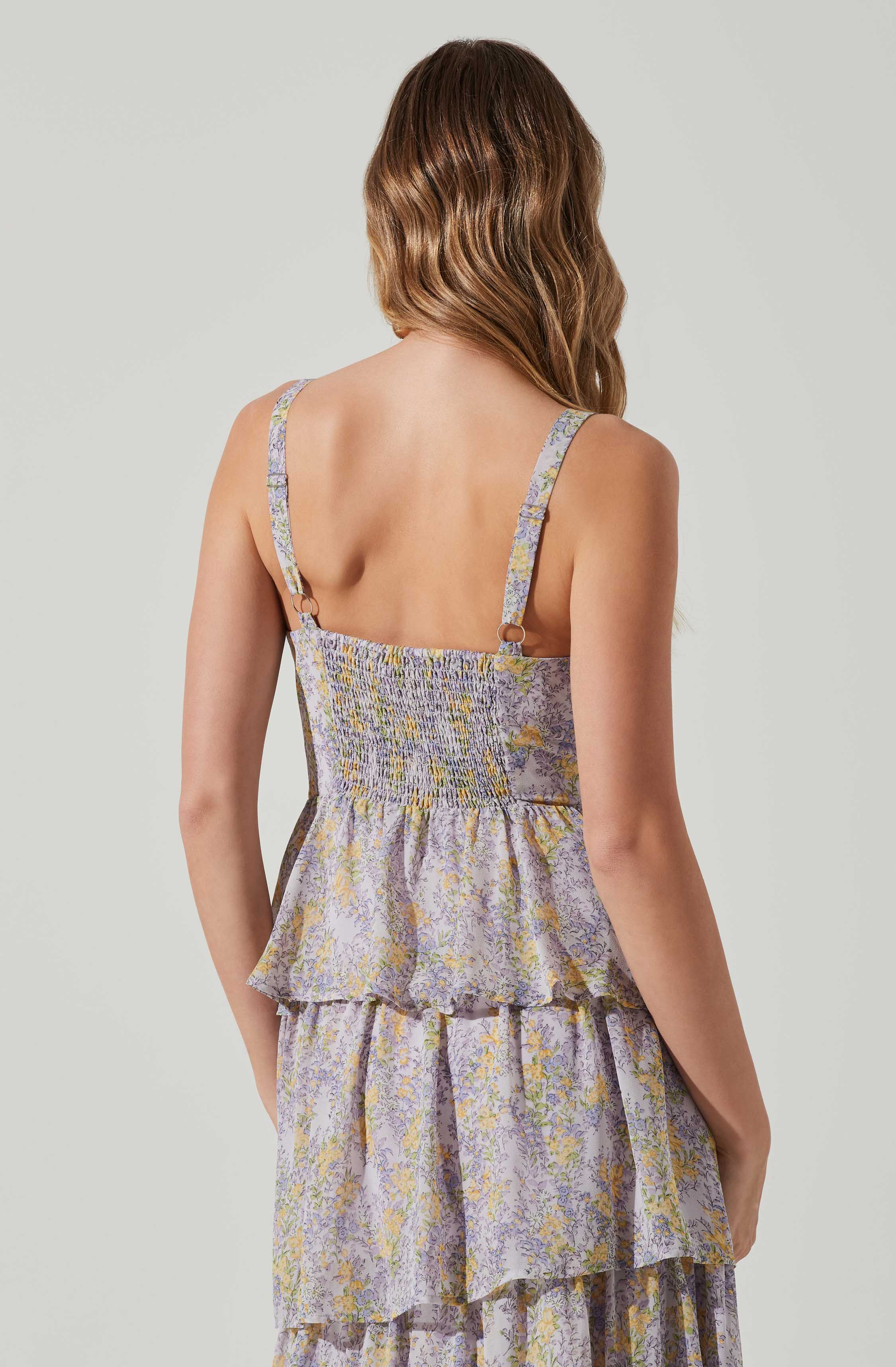 Lbruh Midsummer Floral Tiered Maxi Dress