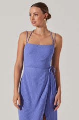 Lbruh Brinda Wrap Midi Dress