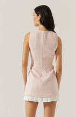 Lbruh Sebrina Tweed Pleated Dress