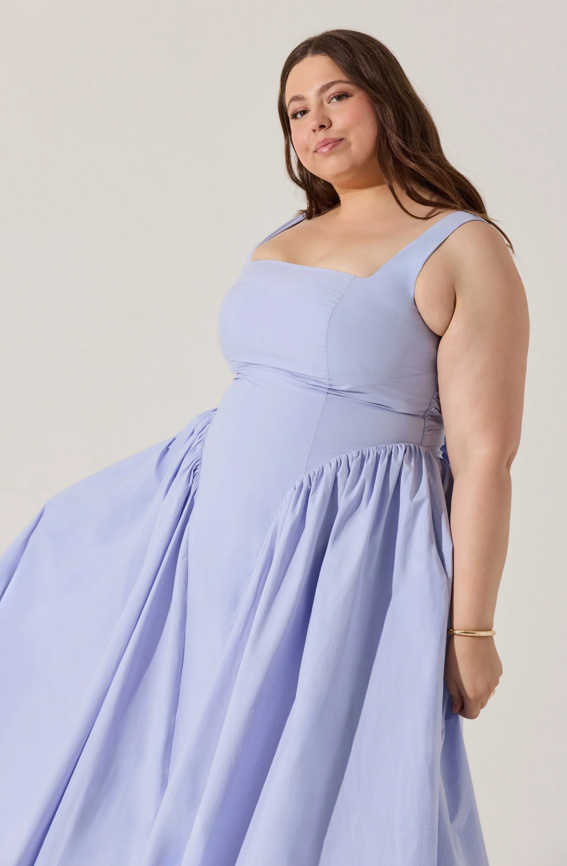 Lbruh Vinya Poplin Drop Waist Dress