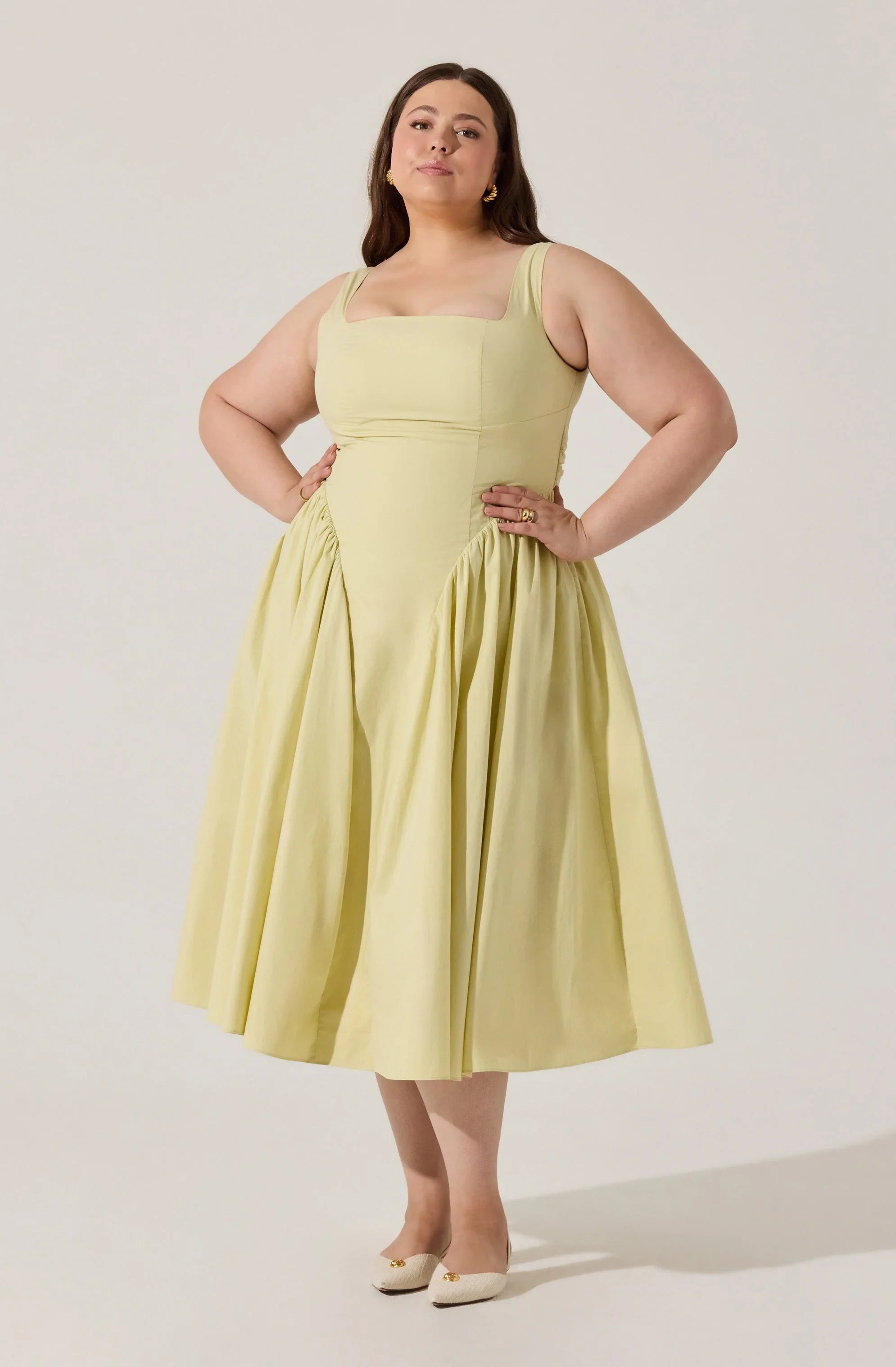 Lbruh Vinya Poplin Drop Waist Dress