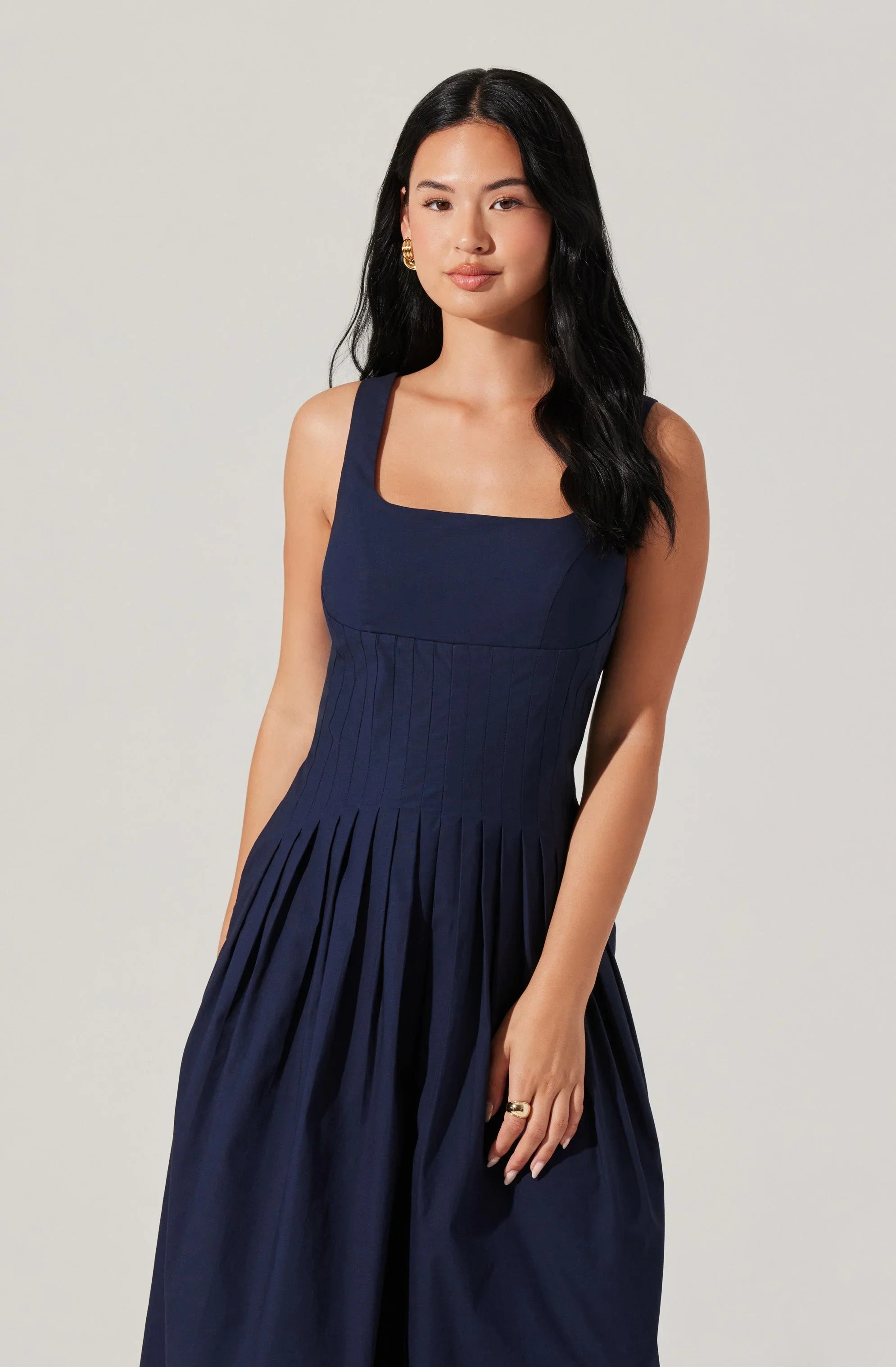 Lbruh Aeryn Pleated Wide Leg Jumpsuit