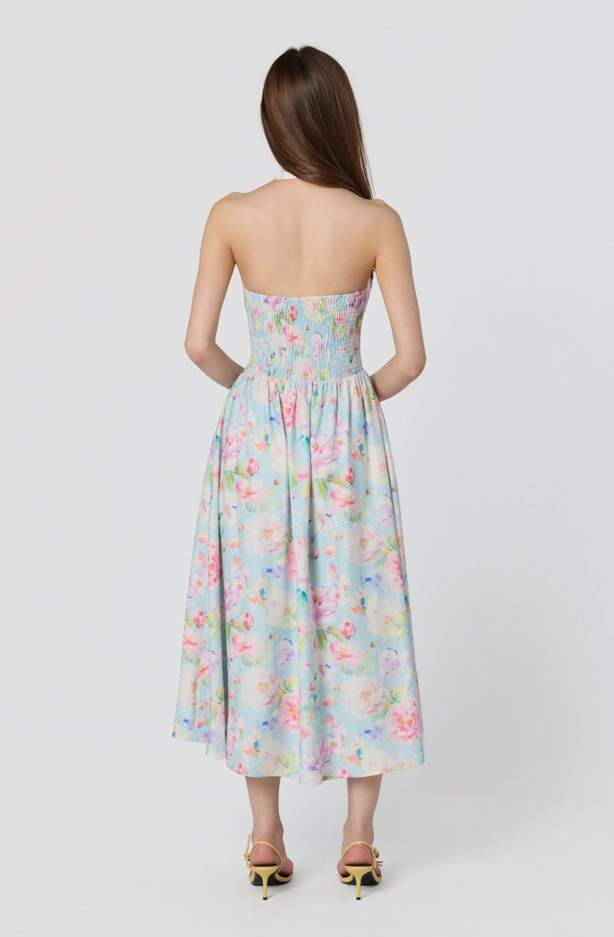 Inixyf Marianna Halter Midi Dress