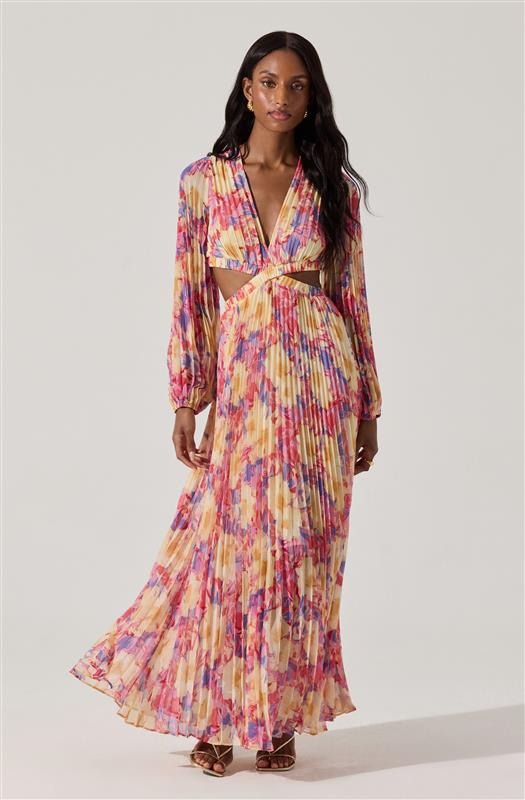 Lbruh Revery Floral Long Sleeve Maxi Dress
