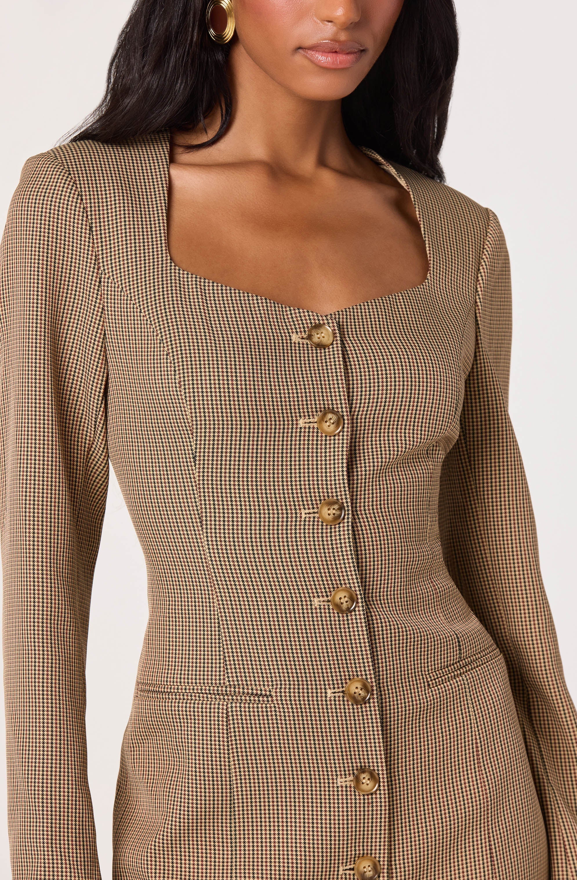 Lbruh Tailored Sweetheart Mini Dress