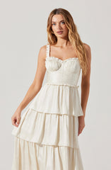 Lbruh Tempany Tiered Bustier Maxi Dress