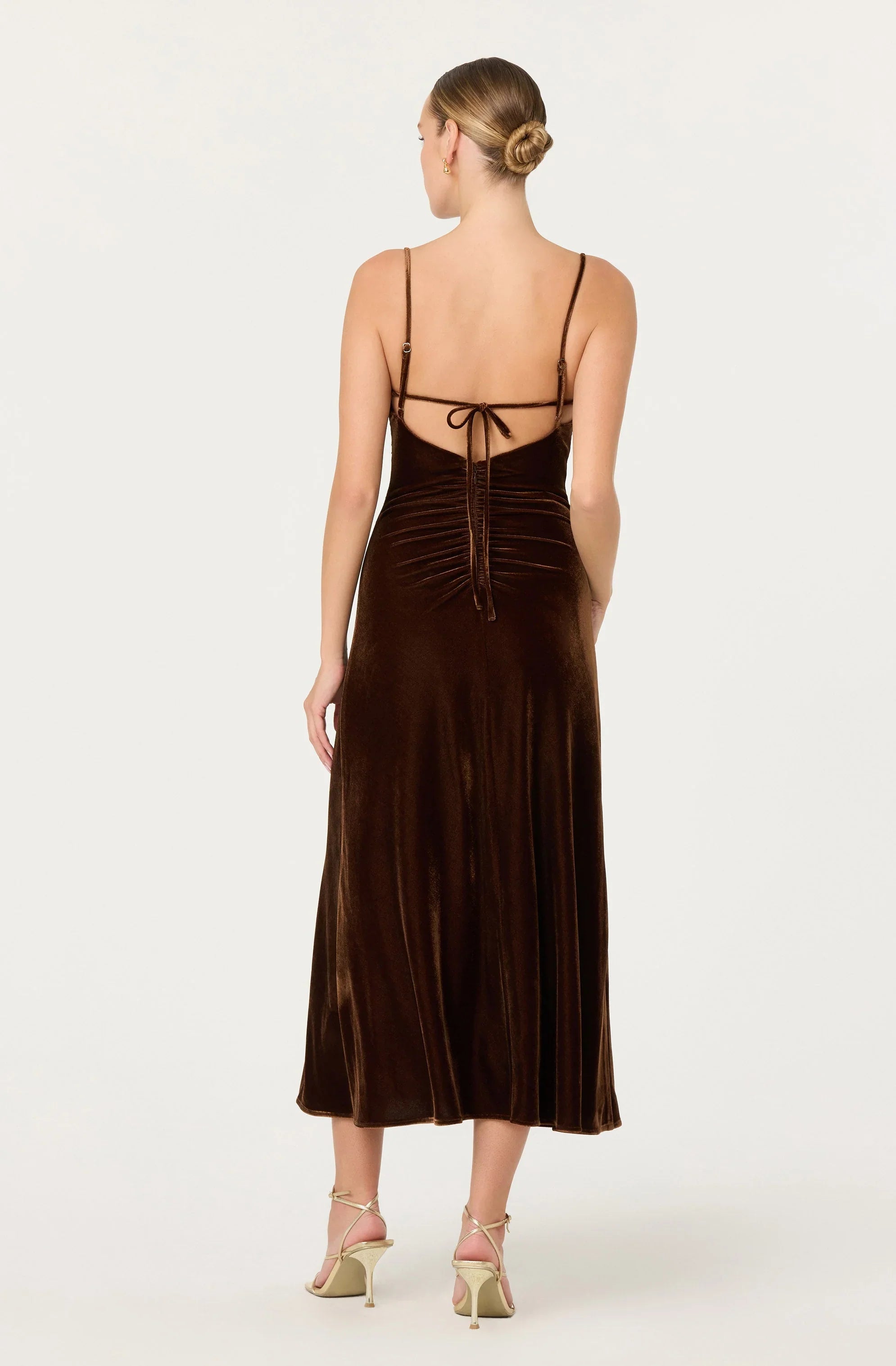 Lbruh Valery Velvet Maxi Dress