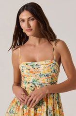 Lbruh Bubble Floral Mini Dress