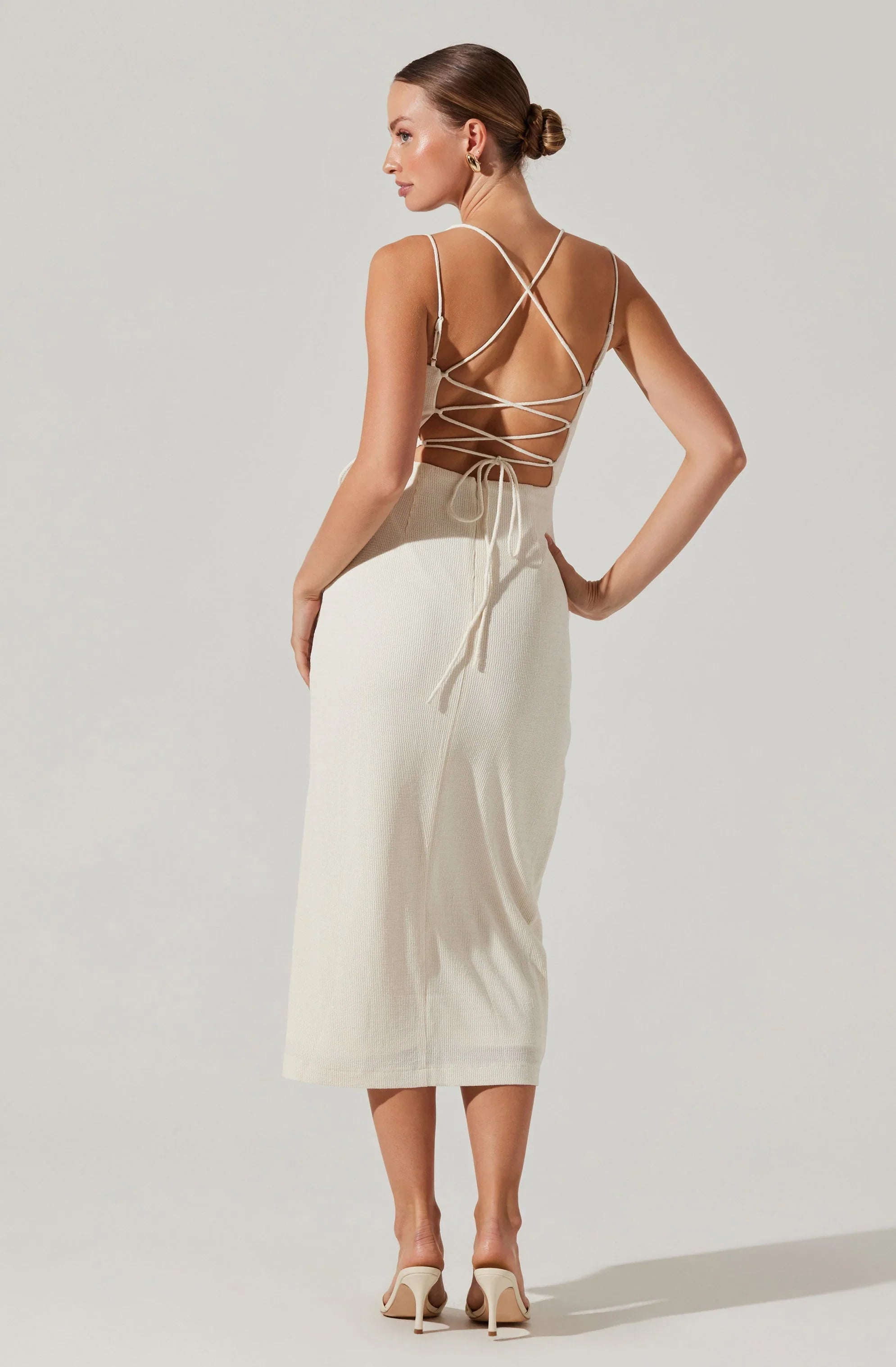 Lbruh Brinda Wrap Midi Dress