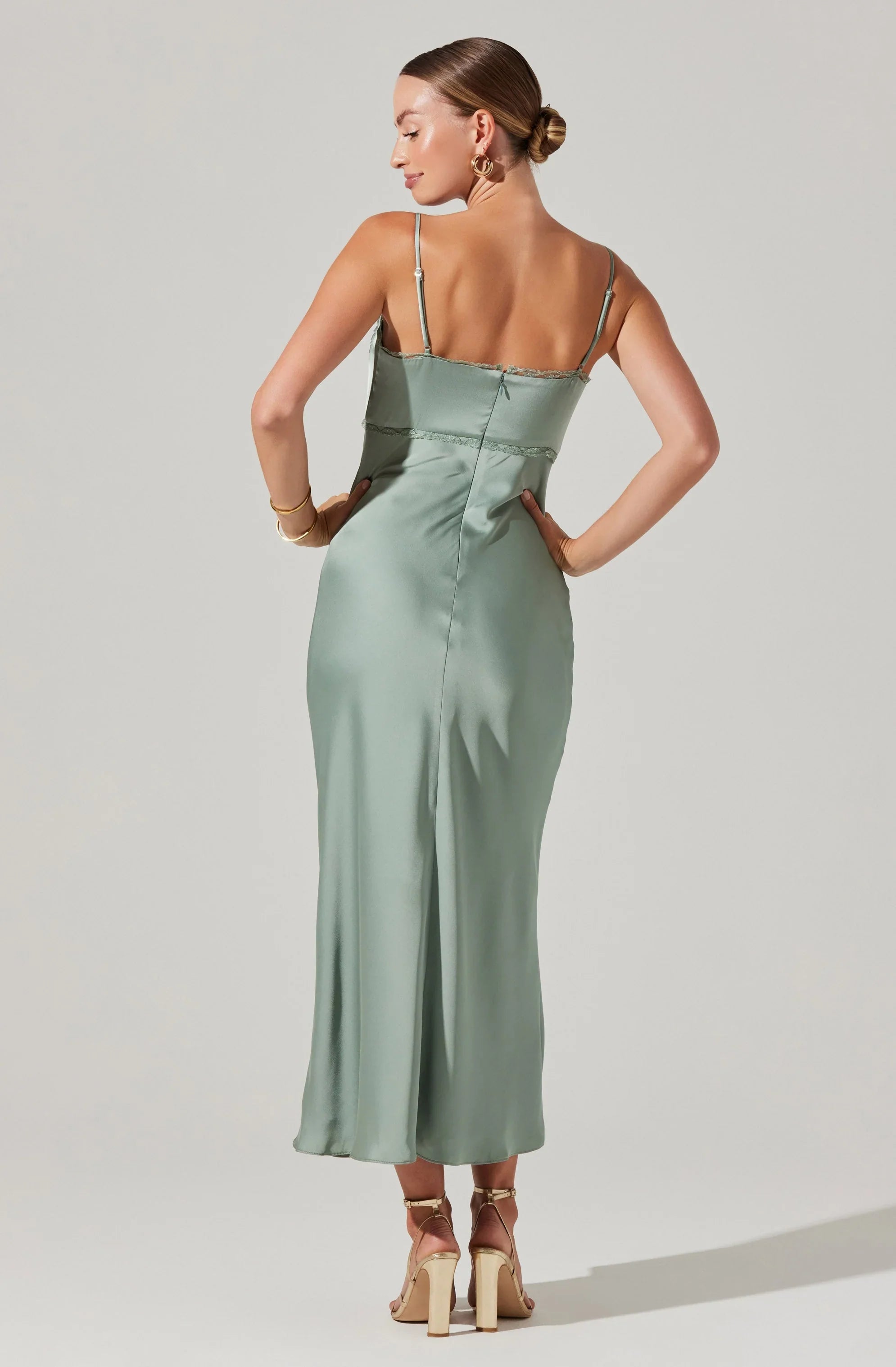 Lbruh Florianne Satin Maxi Dress
