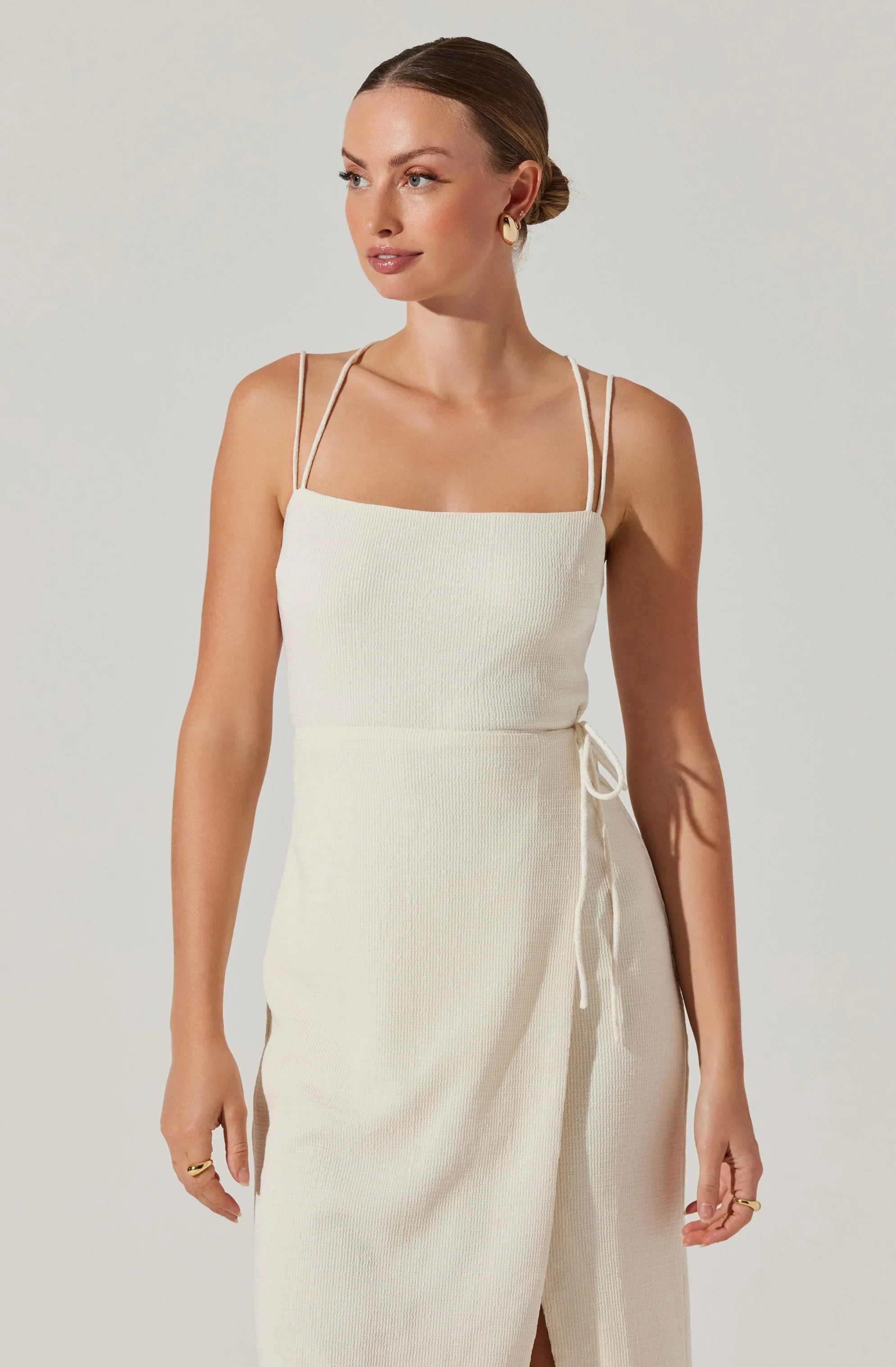 Lbruh Brinda Wrap Midi Dress