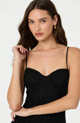 Lbruh Lace Bustier Mini Dress