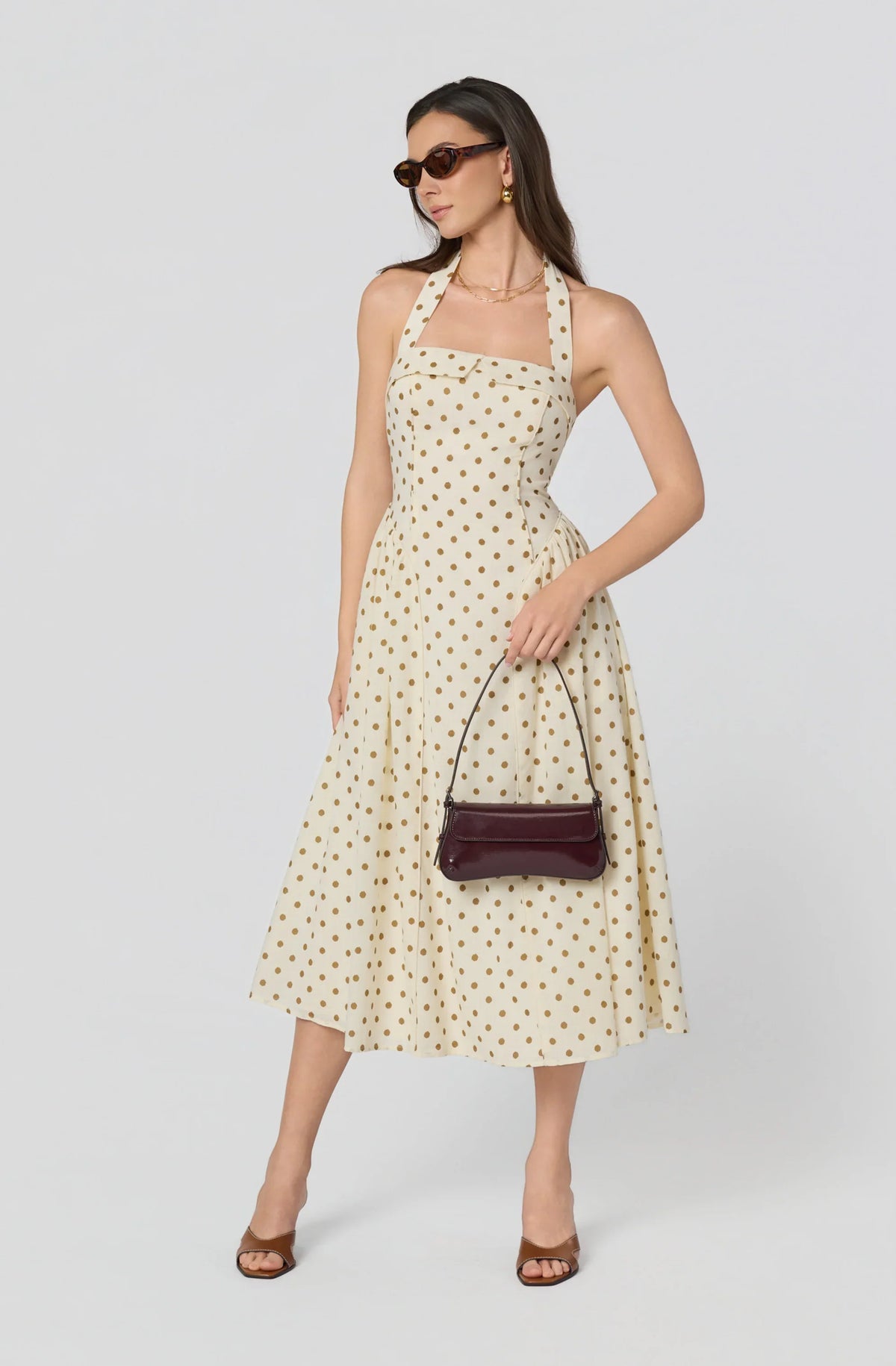 Inixyf Marianna Halter Midi Dress