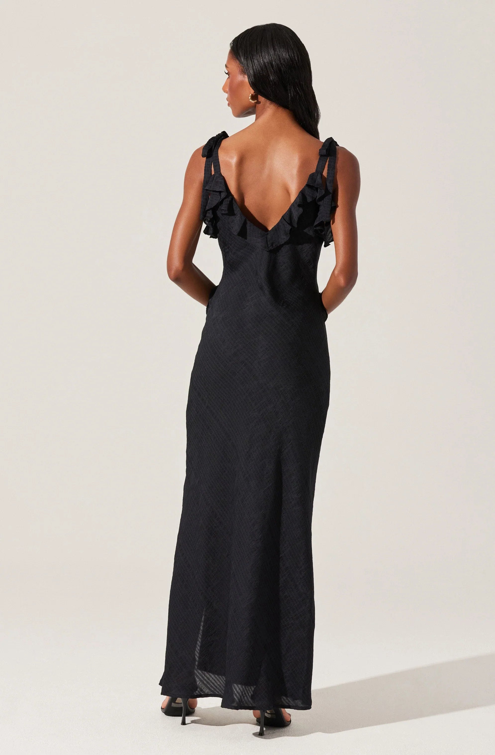 Lbruh Sorbae Ruffle Maxi Dress
