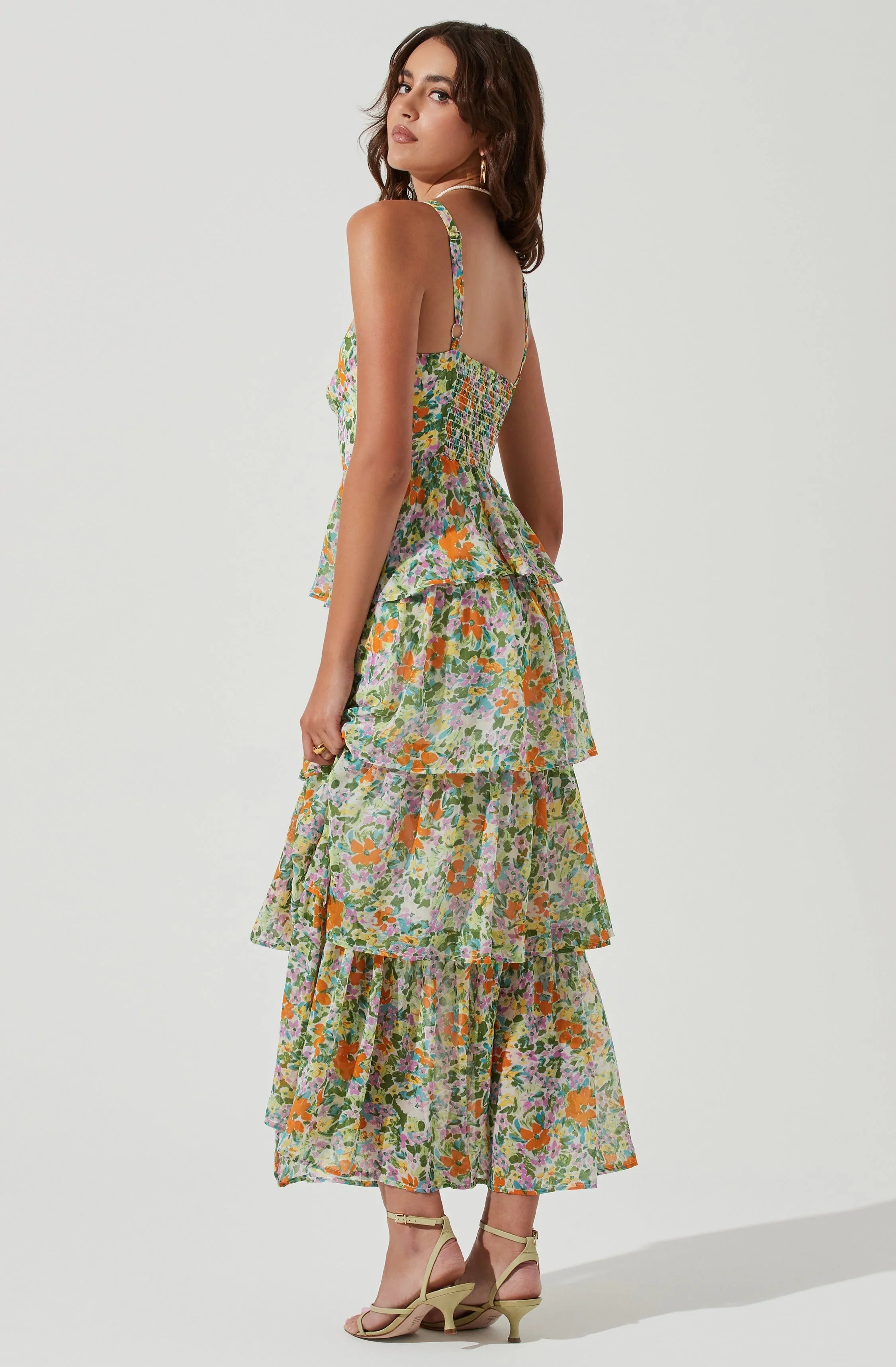 Lbruh Midsummer Floral Tiered Maxi Dress