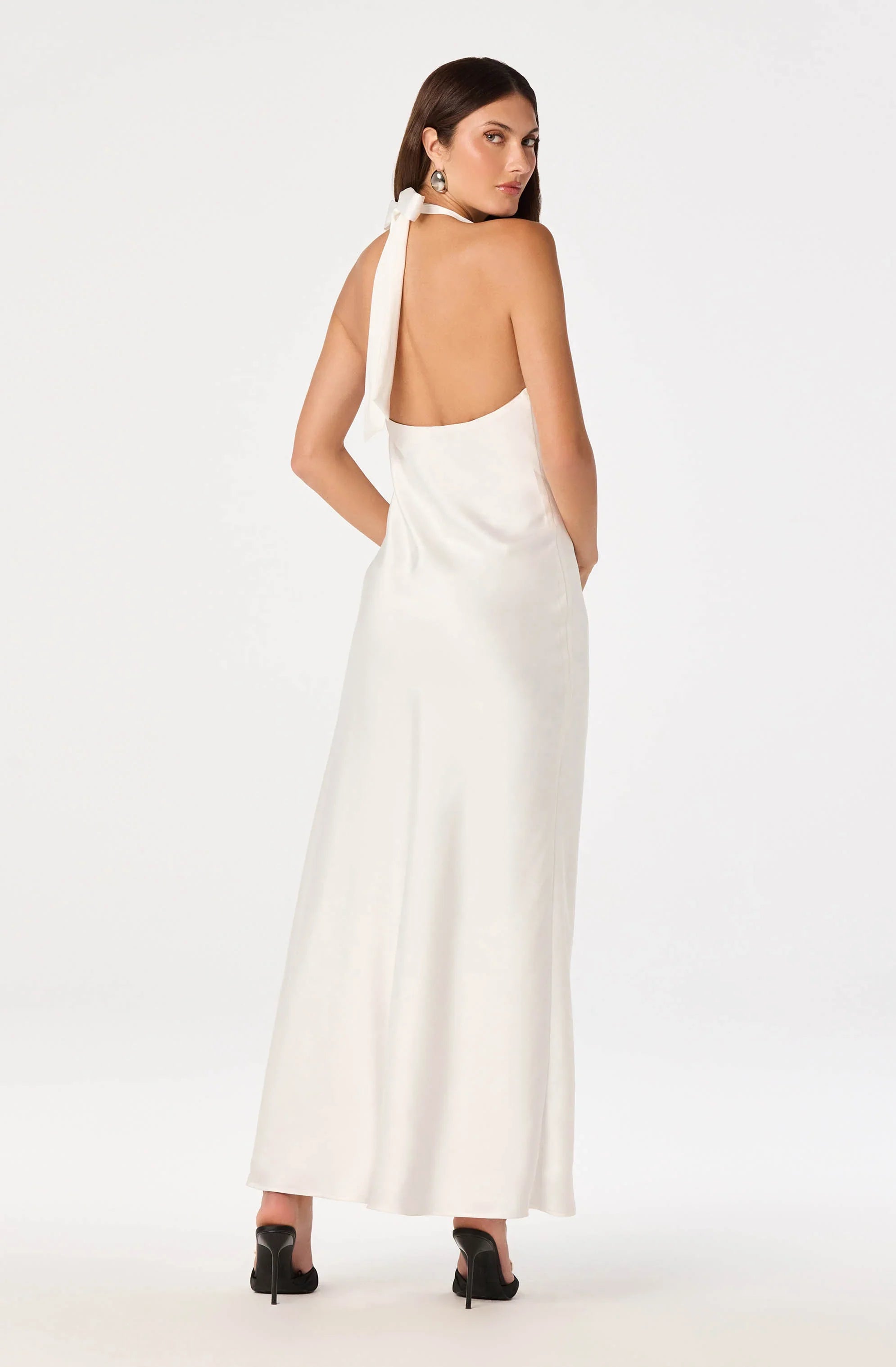Lbruh Lara Sweetheart Halter Maxi Dress