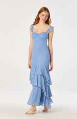 Inixyf Alcina Tiered Midi Dress