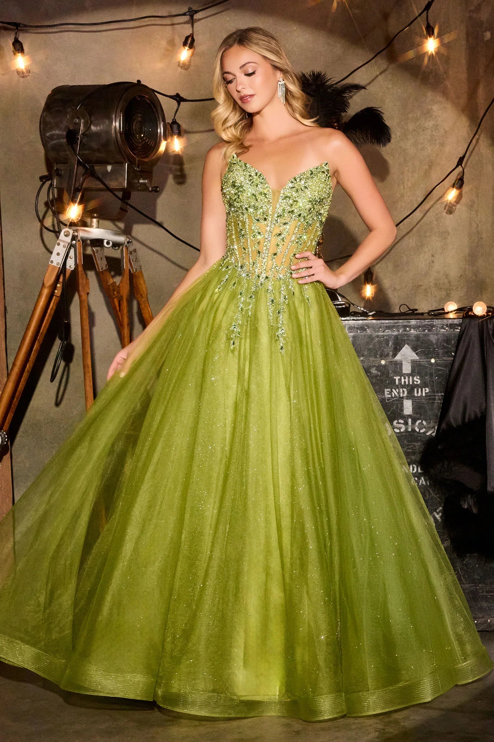 Jolia Gown - A-Line Corset Tulle Dress
