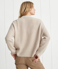 Cropped Cashmere Cocoon Cardigan