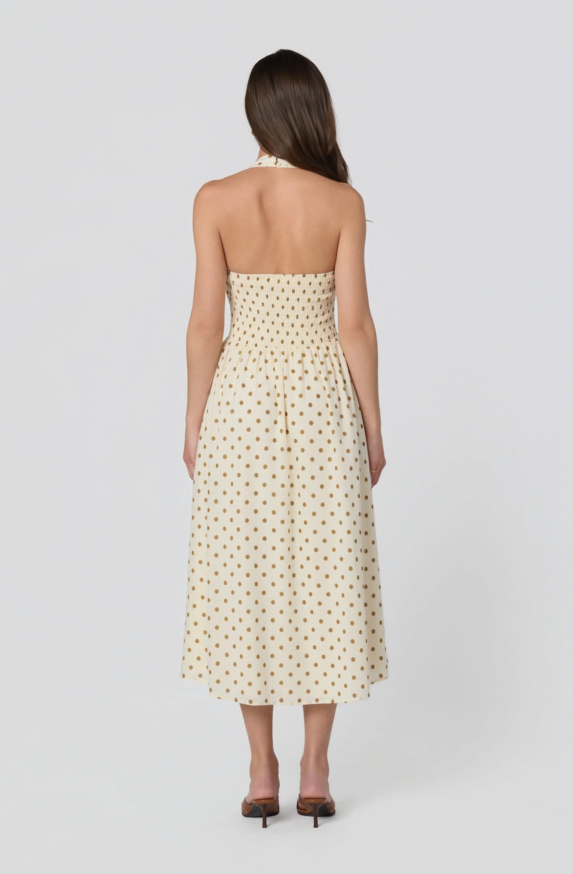 Inixyf Marianna Halter Midi Dress